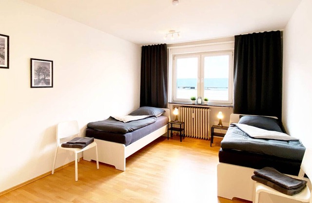 Le01 - Gemütliche Ferienwohnung mit Balkon in Lengerich, 81qm, 3 Zimmer, Max. 6 Personen