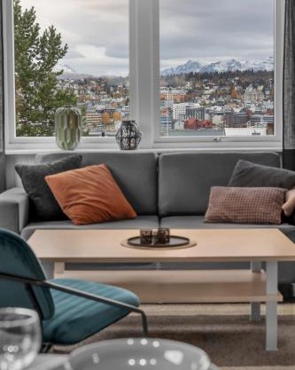 Leilighet i Tromsdalen med en fantastisk utsikt over Tromsø Sentrum