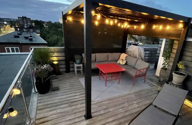 LEILIGHET MED TAKTERRASSE I OSLO, GRÜNERLØKKA