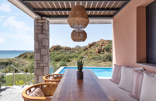 Lemnosthea Villa with Astonishing View, Next to the Beach