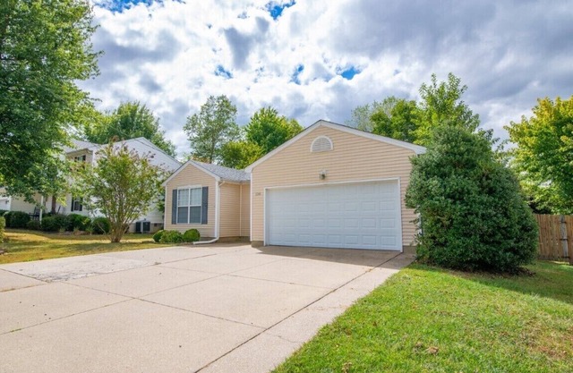 Less than mile to sports park, private house and yard.