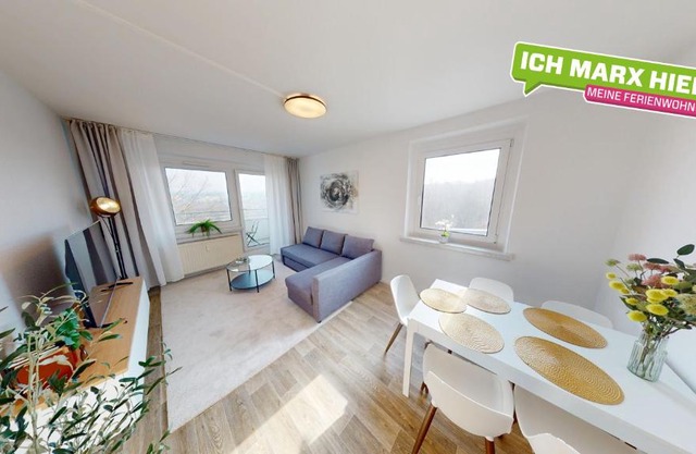 Lichterfülltes Apartment mit WLAN