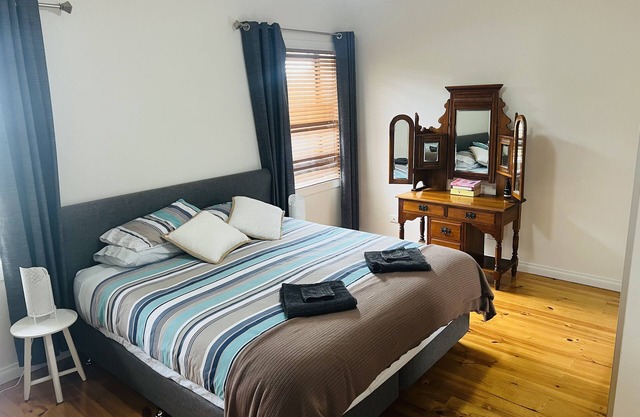 Light-filled comfortable 3 B/R 2 bathroom family home. Dogs by negotiation .