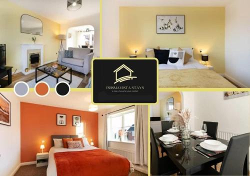 Lincoln Spacious House Free Parking Free Wi-Fi TV Sleeps 6 Perfect for Families Contractor Long Term