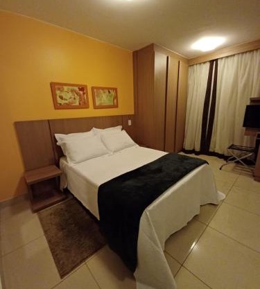 Lindo Flat em resort silencioso e aconchegante