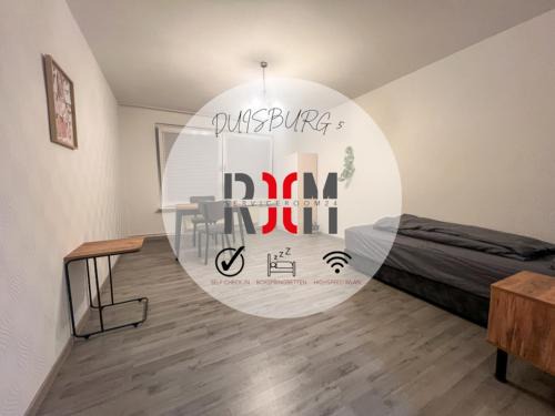 Livemore24 - Apartment 5 in Duisburg WLAN - Smart-TV - 24-7 Check-in und Küche
