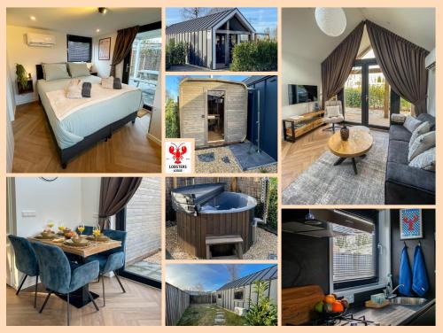 Lobsters Lodge in Heinkenszand ' Wellness Accommodation with Wood-Fired Hottub, Private Sauna and Outdoor Shower ' Airco's ' Free Wifi ' Complimentary Bed linen and Towels