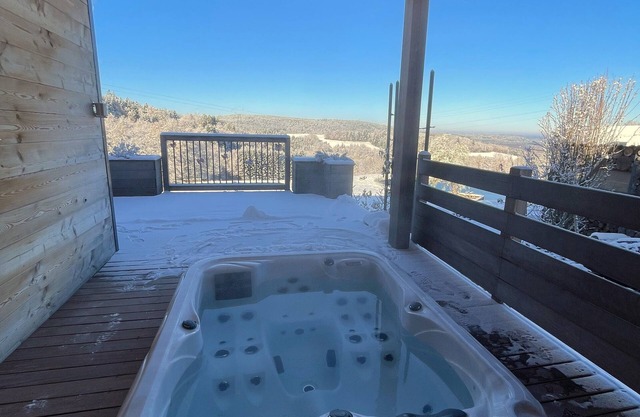 Lodge atypique cocooning au calme face à la nature avec spa privatif