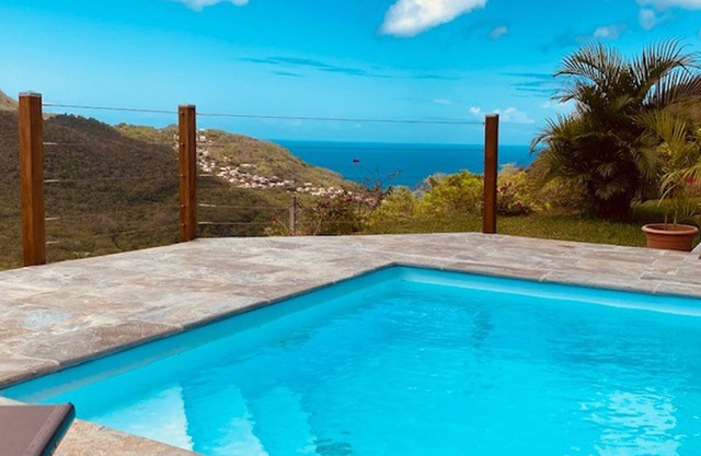 Lodge Creole Pool Jacuzzi Caribbean Sea View Anses d'Arlet