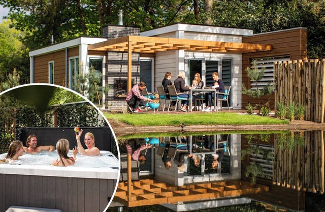 ✓ Lodge Royal at Landgoed de Scheleberg ✓ Vacation house for 6 people ✓ Located in Lunteren (Gelderland) ✓ Vacation park in the Veluwe ✓ Book directly with the park