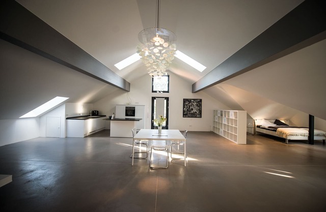 Loft-style apartment built in 2017