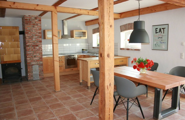 Loft w. Tiled stove and bookable sauna