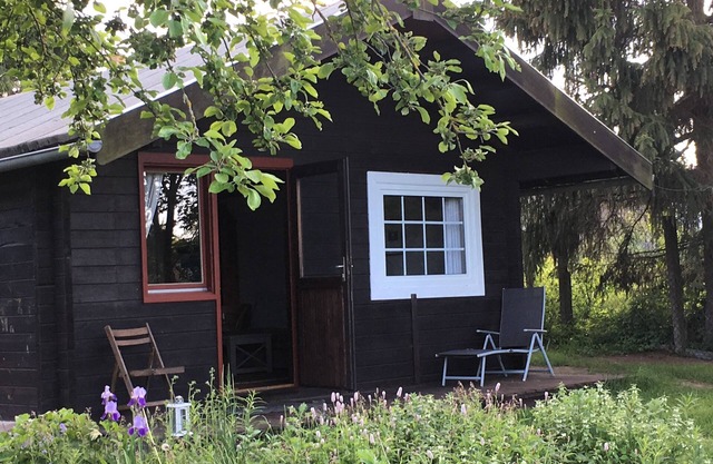 Log cabin in nature and tranquillity