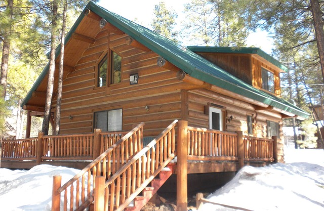Log Cabin in the Woods