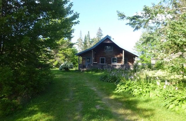 Log Home Mountain Hideaway with Mountain biking and Dog sledding Trails