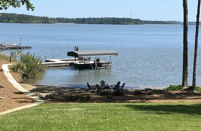 Long lake views. Sandy, shallow beach great for kids!