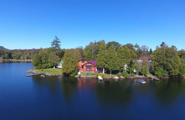 Loon Lodge, a waterfront 2 bedroom cabin on Newark Pond in Newark, Vermont, NEK