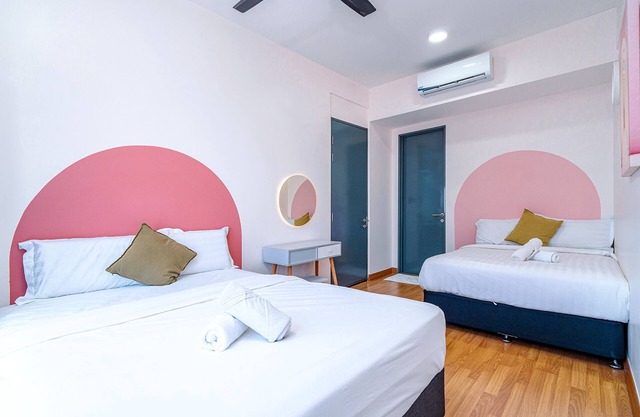 Lovely 2BR Family Suite in Georgetown 乔治市温馨家庭二卧套房