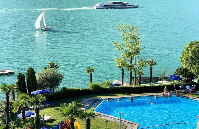 Lovely apartment for 4 people with A/C, WIFI, pool, TV, balcony, panoramic view and parking