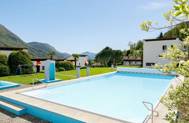 Lovely apartment for 6 guests with pool, WIFI, TV, patio, panoramic view and parking