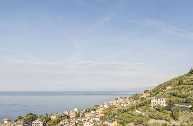 Lovely apartment with WIFI, TV, terrace, pets allowed, panoramic view and parking, close to Genoa