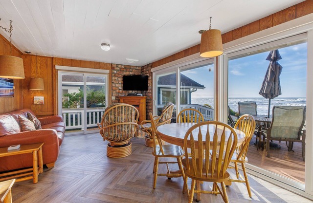 Lovely Beachfront Home with Stunning Ocean Views & Private Yard
