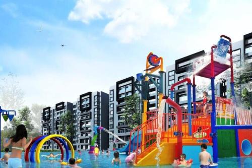 Lovely condo with water theme park#Pool View#Ipoh#