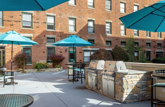 Lovely Dorchester Lower Mills Studio w/Gym & W/D, by Blueground
