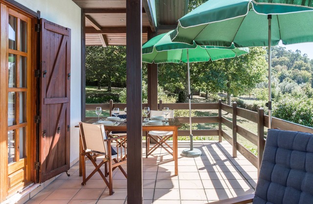 Lovely wooden house with 5 acres of outdoors, located in a small rural village
