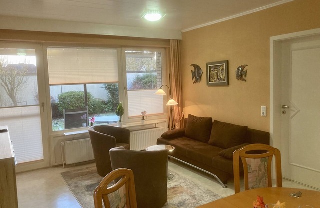 Lovingly furnished barrier-free apartment for 2 people. u. 1 toddler