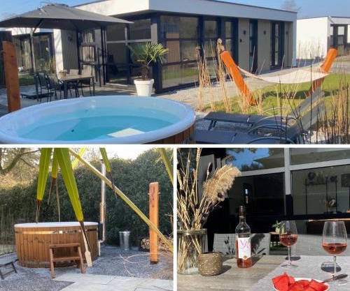 Luxe 4- persoons Veluwelodge met hottub in Ermelo!