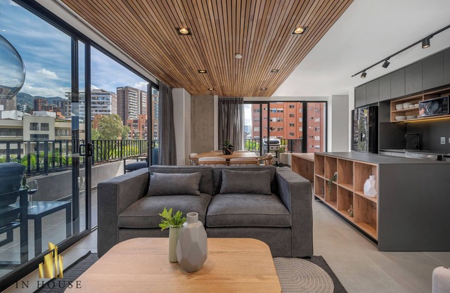Luxe apt in Poblado/AC/BBQ - Morph 1002
