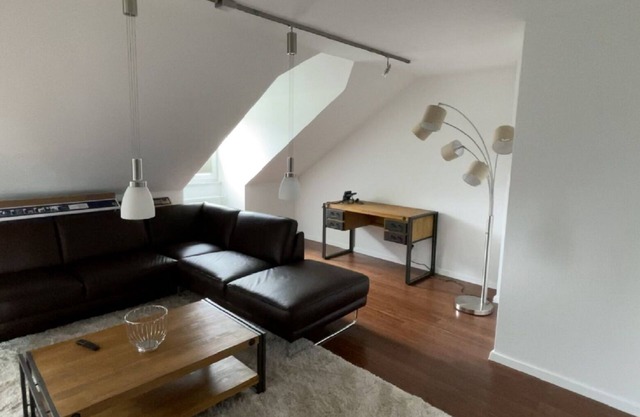 Luxurious vacation apartment (55 m²) with south-facing balcony and bio-ethanol wall fireplace