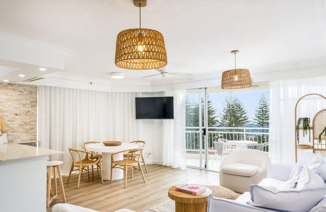 Luxury 2-Bedroom Coastal Haven 150 meters from the iconic Burleigh Beach
