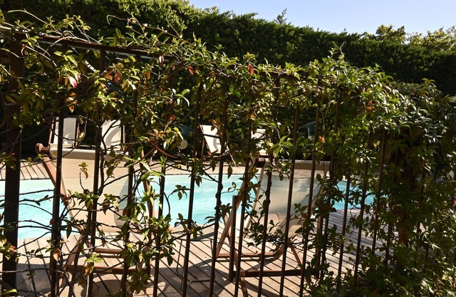 Luxury air-conditioned 3-bedroom gîte with private terrace and shared swimming pool