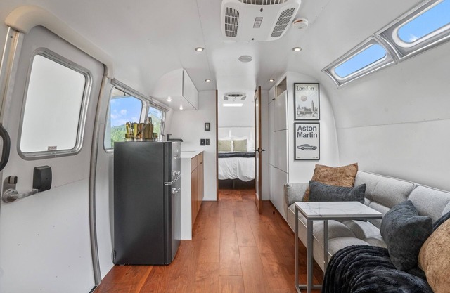 Luxury Airstream Glamping Royale Unit 4 of 6, On-Site Hiking, Sauna