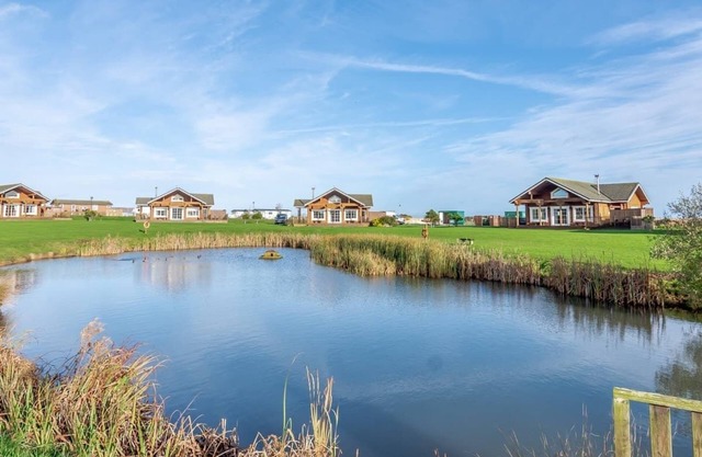 Luxury and contemporary retreat with a spacious open plan kitchen/living area.