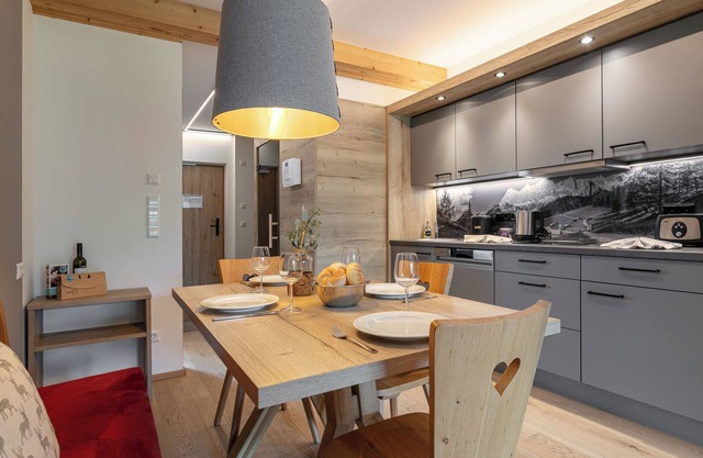 Luxury apartment with south-west facing balcony