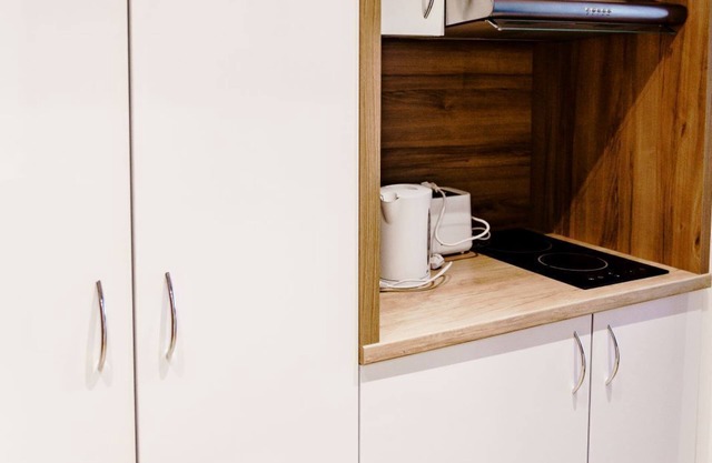 Luxury apartment, balcony, kitchen, pool, sauna, steam bath, WiFi, couples, fami