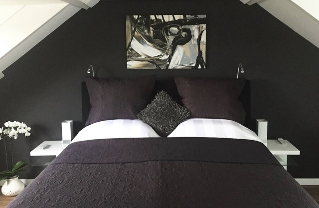 Luxury attic with private kitchen, toilet, bath, breakfast & Netflix near Schiphol