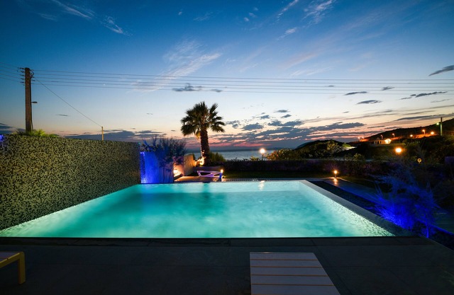 Luxury Beachfront Villa Selenia Gold in Sounio