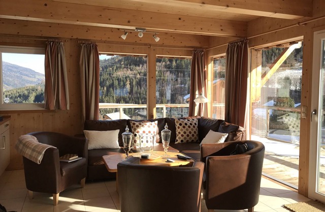 Luxury chalet in the Austrian mountains with stunning views