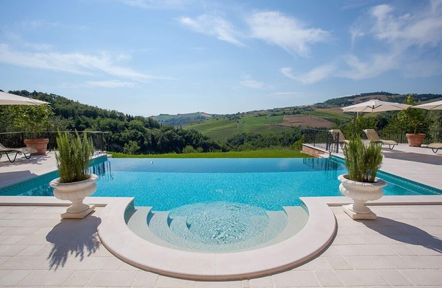 Luxury holiday with private pool and breathtaking panoramic in nature