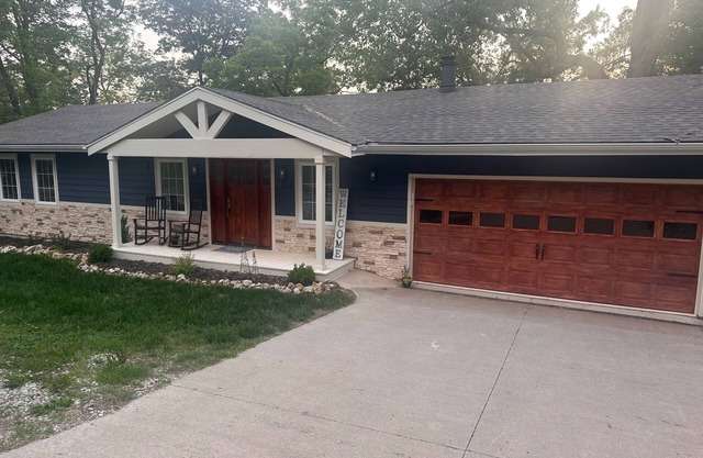 Luxury Lakefront Escape at Lake Keomah near Oskaloosa Iowa.