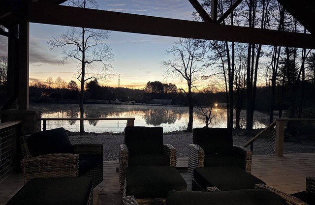 Luxury Lakefront Retreat 5BR Modern Escape Near Asheville