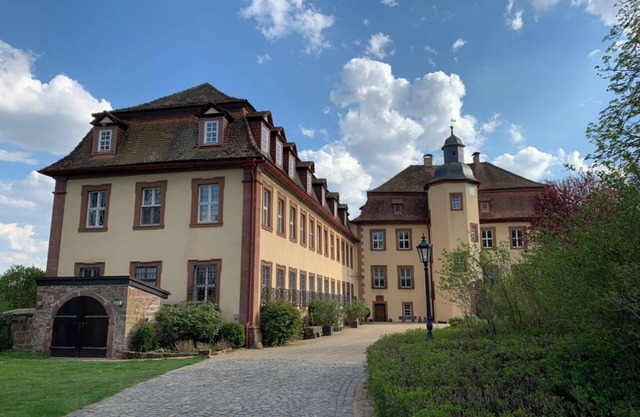 Luxury mid-century apartment in baroque castle 85m2 surrounded by beautiful park