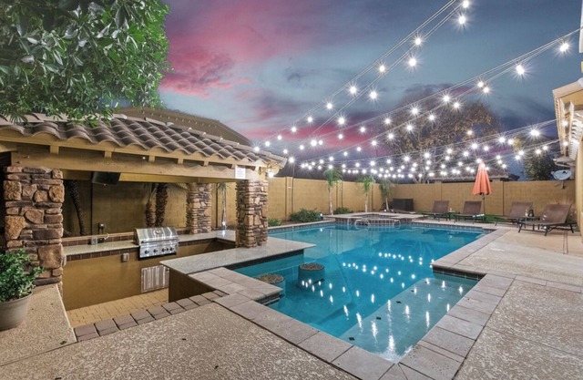 Luxury Retreat with Heated Pool & Hidden Game Room by RedAwning