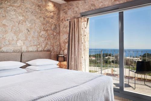 Luxury Rhodes Villa Amel Villa Sea View Private Swimming Pool 3 Bedrooms Kalithea
