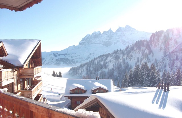 Luxury Ski-in/Ski-out Apartment with spectacular views of the Dents du Midi
