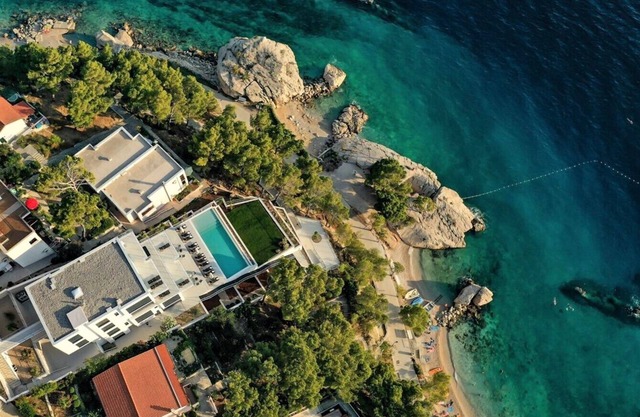 Luxury villa Colomba in Brela, seafront